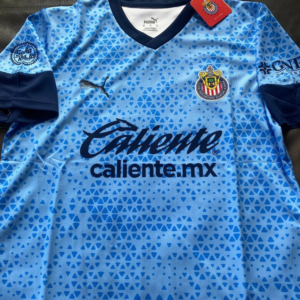 Liga MEXICO C.D. Guadalajara CHIVAS Men's JERSEY Sz M,L,XL,2XL NEW by Puma